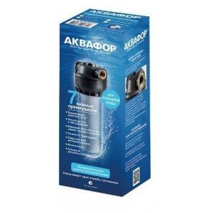 Корпус предфильтра для холодной воды армированный прозрачный  (1/2)"