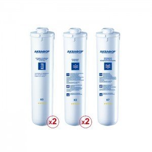 Комплект сменных модулей для Аквафор ОСМО-Кристалл 100 исп.4 на год (без мембраны)
